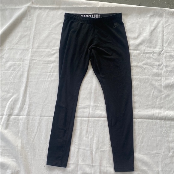 Nike Black Just Do It Leggings - Picture 1 of 6